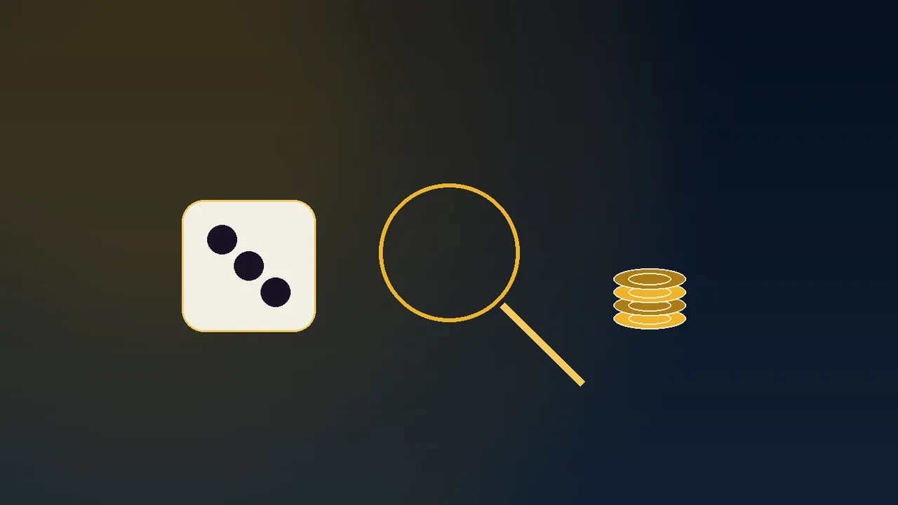 Navy and gold paytable beside a globe, licence seal and reel strip