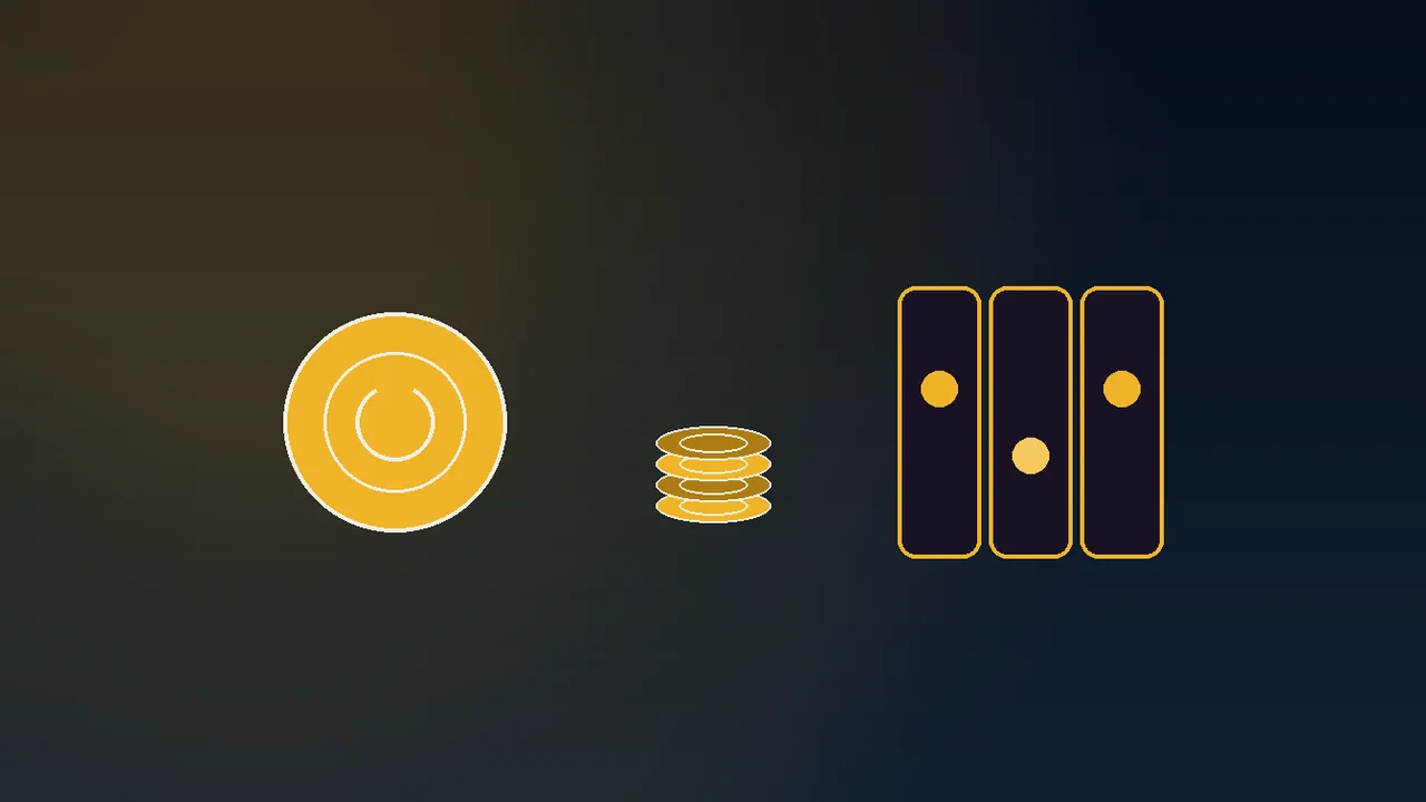 gold slot reels spinning over a navy paytable card, the Reel Kingdom motif