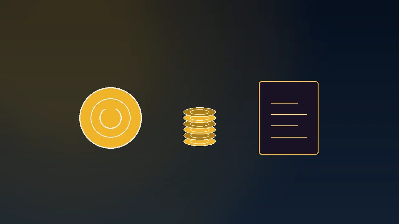 Navy and gold card rows with coding and ceiling motif