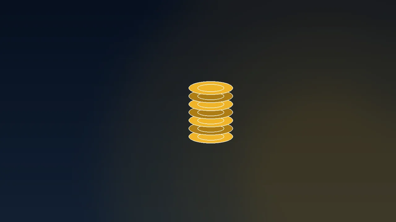 Navy and gold card rows with coding and ceiling motif