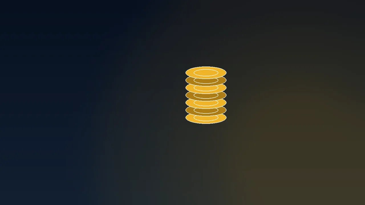 Two navy casino paytables side by side with gold highlighted rows