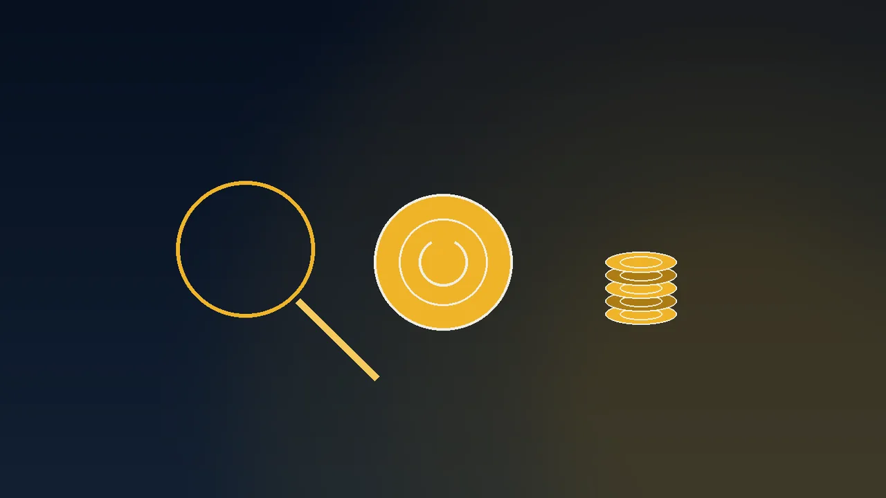gold clock face above navy paytable rows with ten gold coins