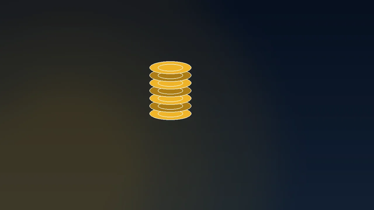 navy paytable entrance row with gold ten-unit chip and conversion arrows