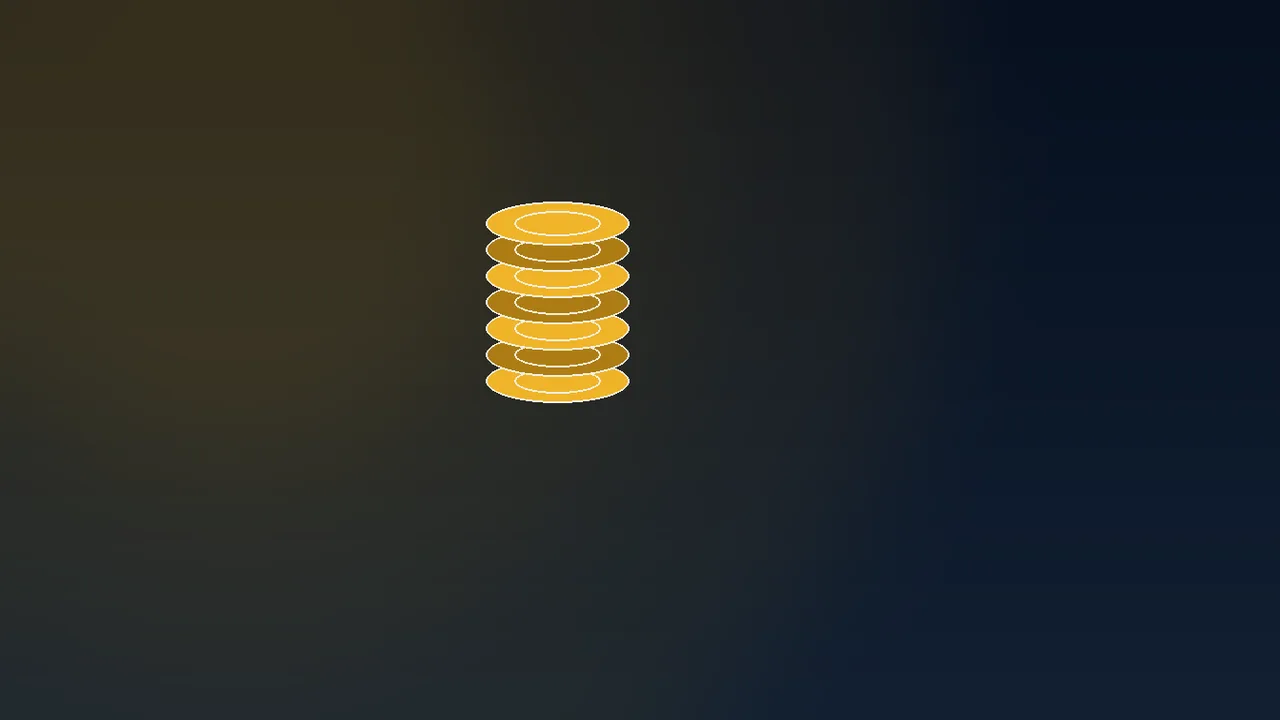 gold voucher PIN cards on navy rows with a one-way arrow
