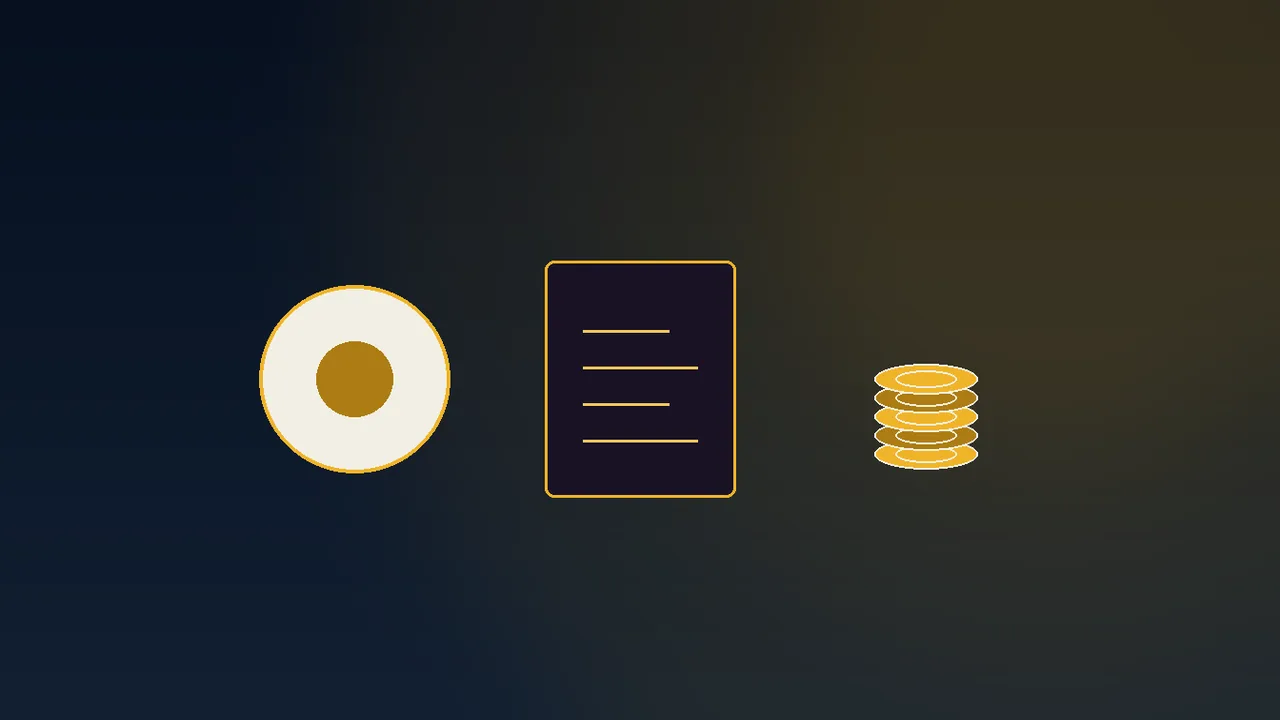 Gold bingo balls resting on a navy prize board paytable